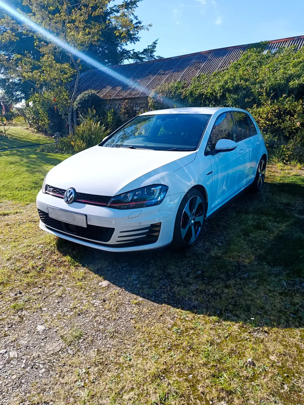 Freshly detailed VW Golf GTI, mobile car detailing in Kintore, Aberdeenshire